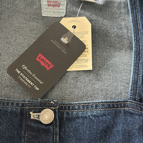 Levi’s denim button down blouse NWT - Picture 4 of 4